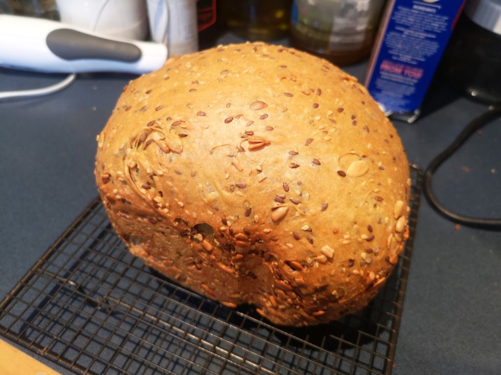 Seeded rye loaf